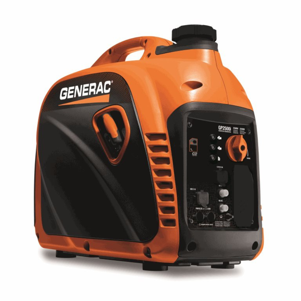 Generac 2500-Watt Portable Inverter Generator With COSENSE Technology from Columbia Safety